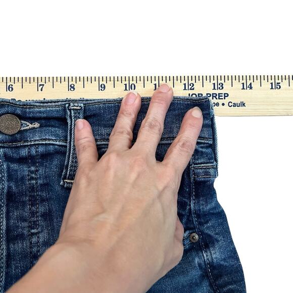 Lil Mother Lil Tomcat Roller Sneak Jeans 25 Petite Wide Sixth Sense Wash ALTERED - Picture 13 of 15